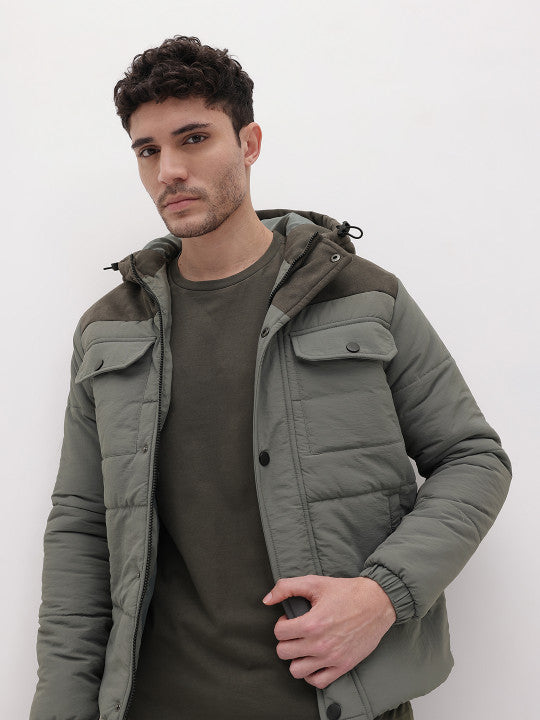 Men hooded Padded Jacket