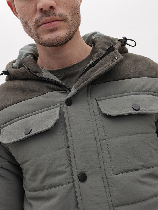 Men hooded Padded Jacket