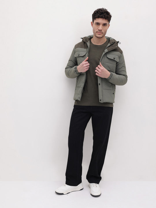 Men hooded Padded Jacket