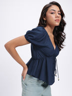 Tie-Up Waist Empire Top