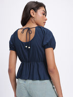 Tie-Up Waist Empire Top