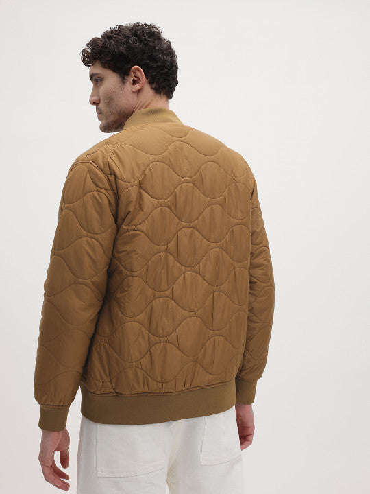 Stand Collar Quilted Jacket