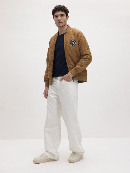 Stand Collar Quilted Jacket