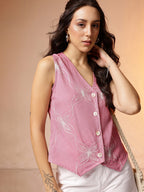 Floral Embroidered Top