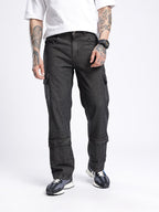 Relaxed Fit Cargo Style Jeans