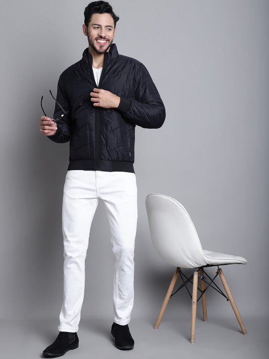 Mock Collar Lightweight Jacket