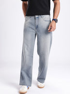 Wide Leg Light Fade Jeans