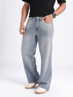 Wide Leg Light Fade Jeans