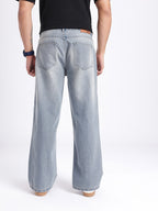 Wide Leg Light Fade Jeans