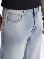 Wide Leg Light Fade Jeans