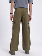 Men Relaxed Fit Cargo Trousers