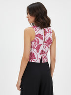 Ethnic Motifs Crop Top