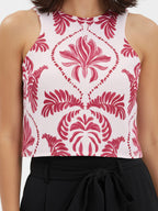 Ethnic Motifs Crop Top