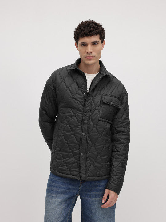 Men Quilted Jacket