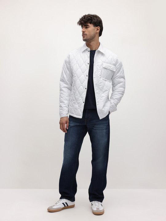 Men Quilted Jacket