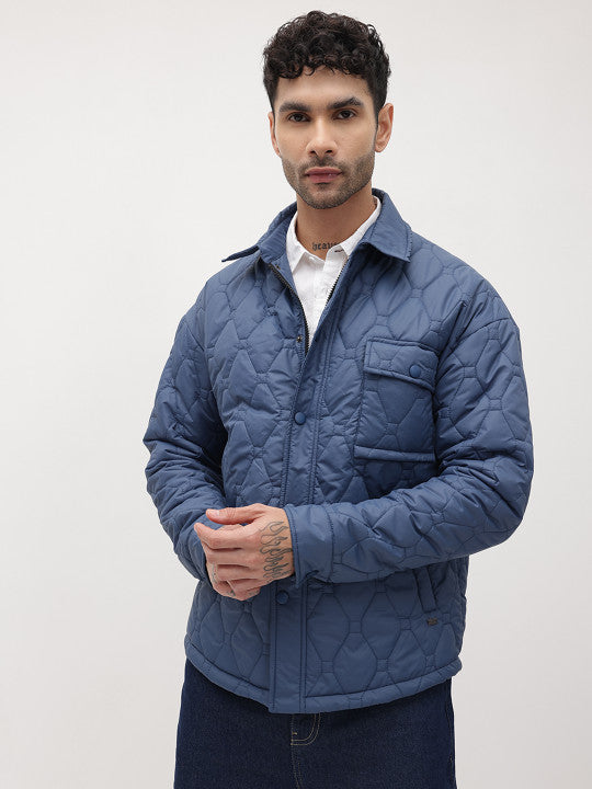 Men Quilted Jacket