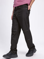Straight Fit Contrast Stretchable Jeans