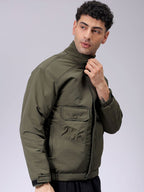 Men Quilted Jacket