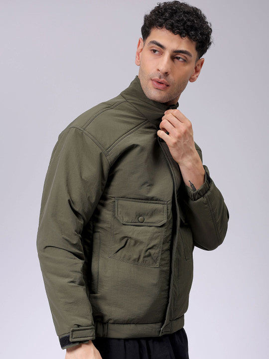 Men Quilted Jacket