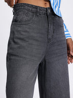 Distressed Wide Leg Jeans