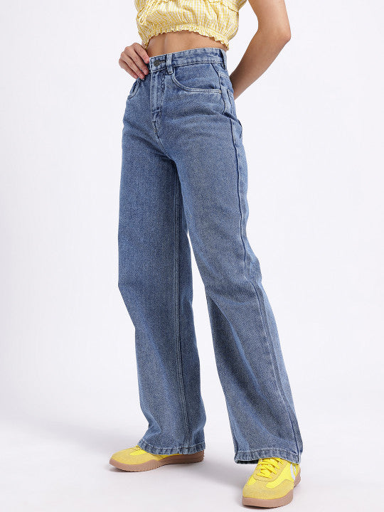 Baggy Fit Wide Leg Jeans