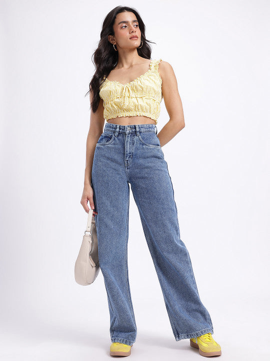 Baggy Fit Wide Leg Jeans