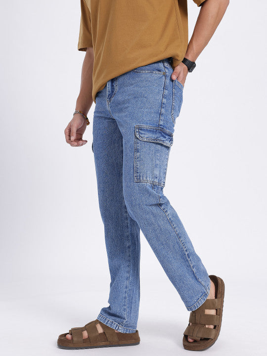 Cargo-Style Jeans
