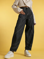 Baggy Thread-Work Jeans