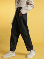 Baggy Thread-Work Jeans