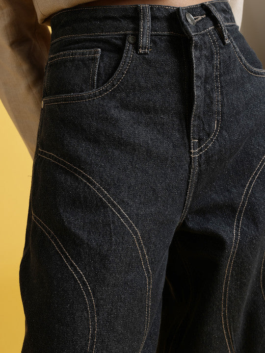 Baggy Thread-Work Jeans
