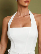 Women Halter Neck Corset Top