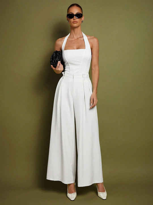 Women Halter Neck Corset Top