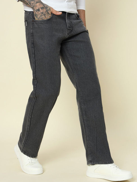 Men Relaxed Fit Stretchable Baggy Jeans
