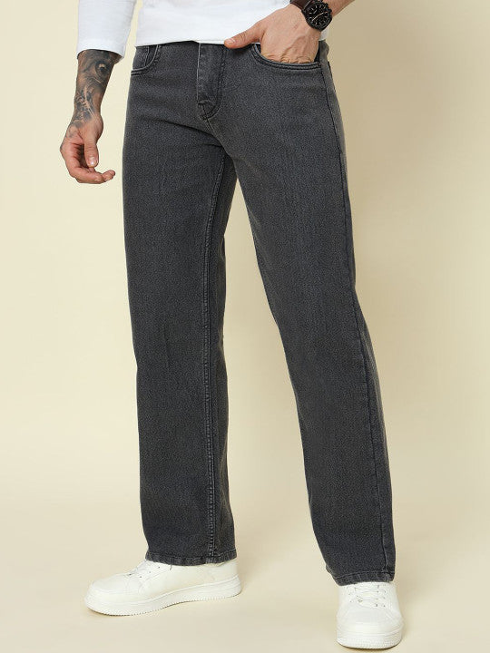 Men Relaxed Fit Stretchable Baggy Jeans