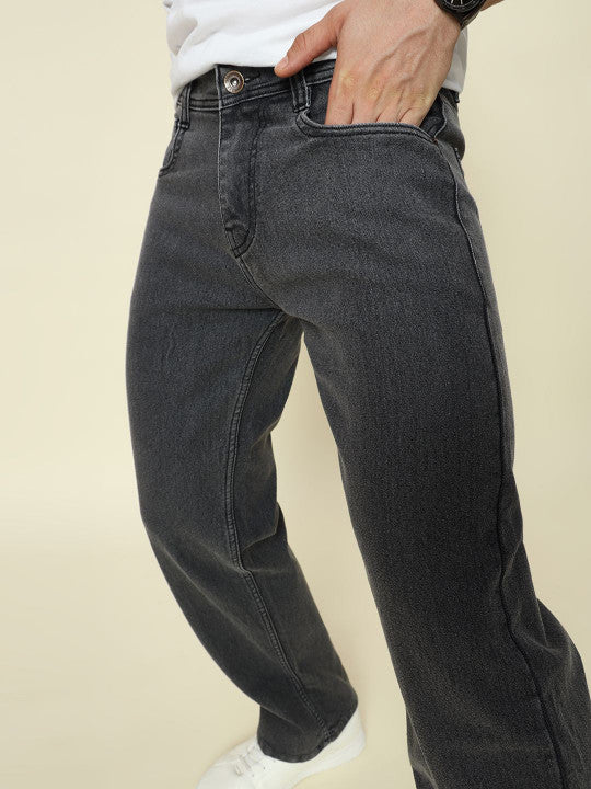 Men Relaxed Fit Stretchable Baggy Jeans