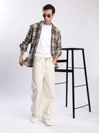 Pure Cotton Baggy Fit Denim Jeans