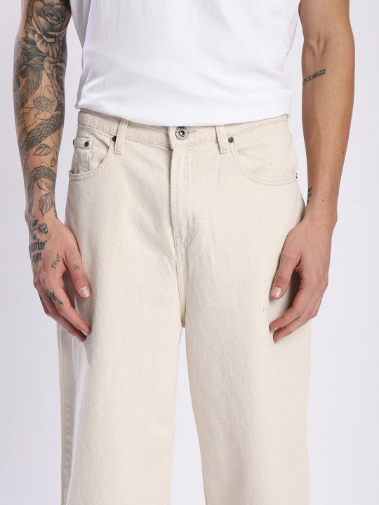 Pure Cotton Baggy Fit Denim Jeans