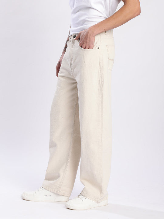 Pure Cotton Baggy Fit Denim Jeans