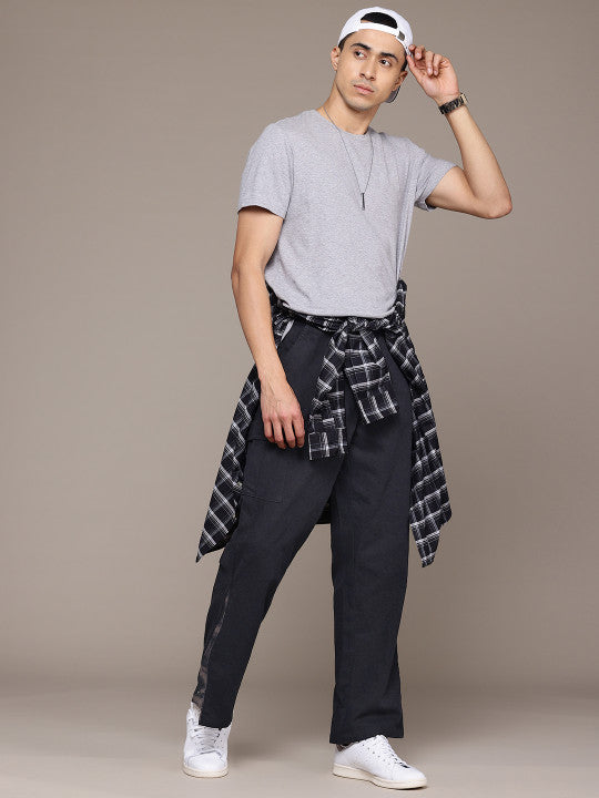 Pure Cotton Loose Fit Chinos Trousers