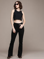 Bootcut High-Rise Stretchable Jeans