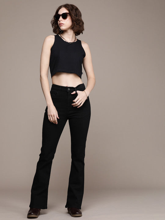 Bootcut High-Rise Stretchable Jeans