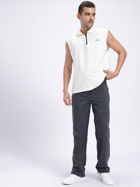 Printed Fit Mid-Rise Stretchable Jeans