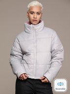Collar Reversible Padded Jacket