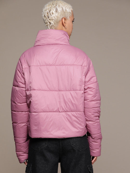 Collar Reversible Padded Jacket