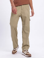 Straight Fit Cargo-Style Trousers