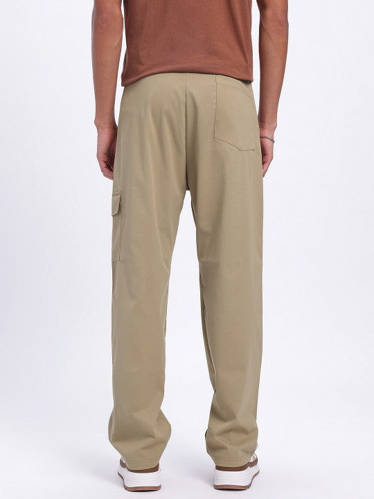 Straight Fit Cargo-Style Trousers