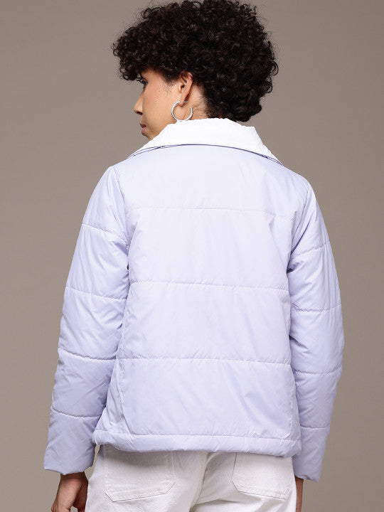 Mock Collar Padded Jacket