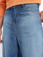 Men Loose Fit Light Fade Jeans