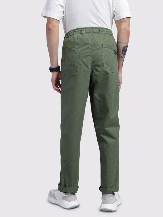 Men Relaxed Fit Trousers