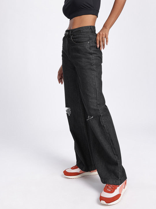 High Rise Wide Leg Jeans